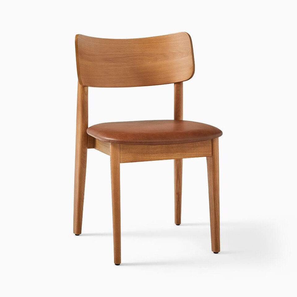 Lalia Leather Dining Chair West Elm Australia